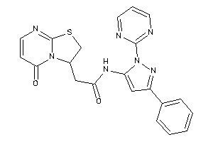 2-(5-keto-2,3-dihydrothiazolo[3,2-a]pyrimidin-3-yl)-N-[5-phenyl-2-(2-pyrimidyl)pyrazol-3-yl]acetamide