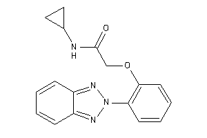 Image of 2-[2-(benzotriazol-2-yl)phenoxy]-N-cyclopropyl-acetamide