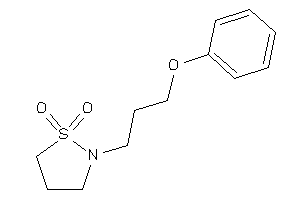 Image of 2-(3-phenoxypropyl)-1,2-thiazolidine 1,1-dioxide