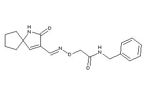 N-benzyl-2-[(3-keto-4-azaspiro[4.4]non-1-en-2-yl)methyleneamino]oxy-acetamide