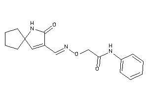 2-[(3-keto-4-azaspiro[4.4]non-1-en-2-yl)methyleneamino]oxy-N-phenyl-acetamide