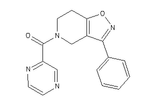 (3-phenyl-6,7-dihydro-4H-isoxazolo[4,5-c]pyridin-5-yl)-pyrazin-2-yl-methanone