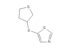 Image of 5-(tetrahydrothiophen-3-ylthio)thiazole
