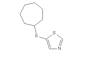 5-(cycloheptylthio)thiazole