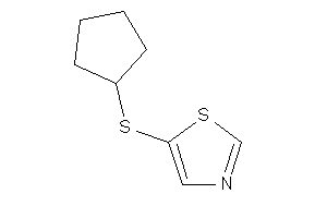 5-(cyclopentylthio)thiazole