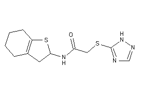 Image of N-(2,3,4,5,6,7-hexahydrobenzothiophen-2-yl)-2-(1H-1,2,4-triazol-5-ylthio)acetamide