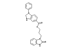 1-phenyl-2,3-dihydrobenzimidazole-5-carboxylic Acid 3-(2-keto-3H-benzimidazol-1-yl)propyl Ester