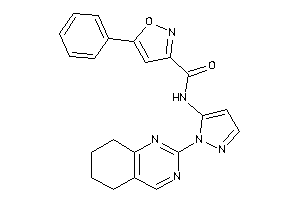 5-phenyl-N-[2-(5,6,7,8-tetrahydroquinazolin-2-yl)pyrazol-3-yl]isoxazole-3-carboxamide