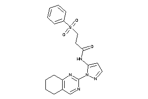 3-besyl-N-[2-(5,6,7,8-tetrahydroquinazolin-2-yl)pyrazol-3-yl]propionamide