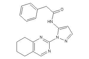 2-phenyl-N-[2-(5,6,7,8-tetrahydroquinazolin-2-yl)pyrazol-3-yl]acetamide