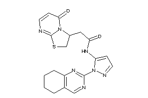 2-(5-keto-2,3-dihydrothiazolo[3,2-a]pyrimidin-3-yl)-N-[2-(5,6,7,8-tetrahydroquinazolin-2-yl)pyrazol-3-yl]acetamide