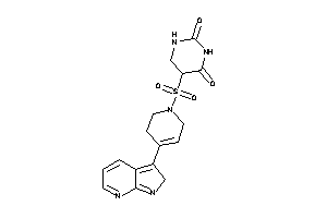 Image of 5-[[4-(2H-pyrrolo[2,3-b]pyridin-3-yl)-3,6-dihydro-2H-pyridin-1-yl]sulfonyl]-5,6-dihydrouracil