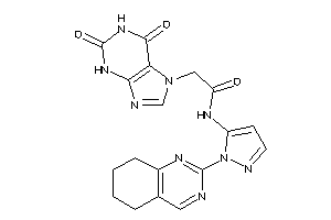 2-(2,6-diketo-3H-purin-7-yl)-N-[2-(5,6,7,8-tetrahydroquinazolin-2-yl)pyrazol-3-yl]acetamide