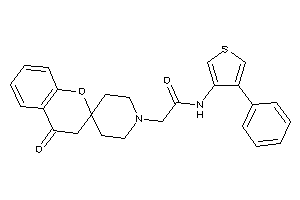 Image of 2-(4-ketospiro[chroman-2,4'-piperidine]-1'-yl)-N-(4-phenyl-3-thienyl)acetamide