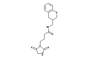 N-(chroman-3-ylmethyl)-4-(2,5-diketoimidazolidin-1-yl)butyramide