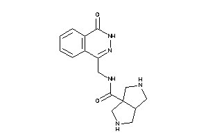 N-[(4-keto-3H-phthalazin-1-yl)methyl]-2,3,3a,4,5,6-hexahydro-1H-pyrrolo[3,4-c]pyrrole-6a-carboxamide
