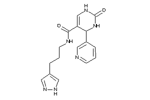 2-keto-N-[3-(1H-pyrazol-4-yl)propyl]-4-(3-pyridyl)-3,4-dihydro-1H-pyrimidine-5-carboxamide