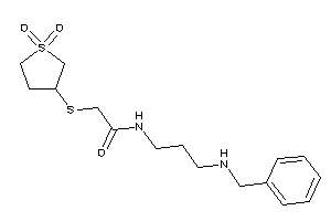 N-[3-(benzylamino)propyl]-2-[(1,1-diketothiolan-3-yl)thio]acetamide