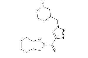 1,3,3a,4,7,7a-hexahydroisoindol-2-yl-[1-(3-piperidylmethyl)triazol-4-yl]methanone