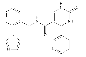 N-(2-imidazol-1-ylbenzyl)-2-keto-4-(3-pyridyl)-3,4-dihydro-1H-pyrimidine-5-carboxamide