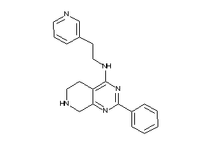 (2-phenyl-5,6,7,8-tetrahydropyrido[3,4-d]pyrimidin-4-yl)-[2-(3-pyridyl)ethyl]amine