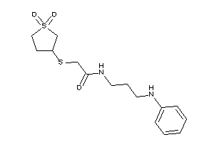 N-(3-anilinopropyl)-2-[(1,1-diketothiolan-3-yl)thio]acetamide