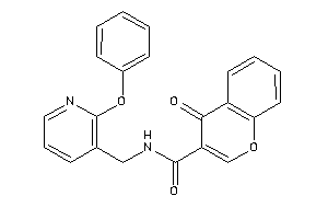 4-keto-N-[(2-phenoxy-3-pyridyl)methyl]chromene-3-carboxamide