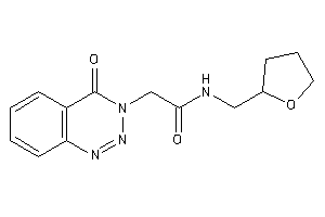 2-(4-keto-1,2,3-benzotriazin-3-yl)-N-(tetrahydrofurfuryl)acetamide