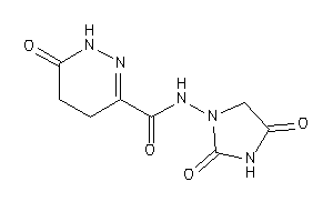 Image of N-(2,4-diketoimidazolidin-1-yl)-6-keto-4,5-dihydro-1H-pyridazine-3-carboxamide