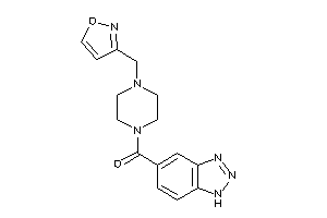 Image of 1H-benzotriazol-5-yl-[4-(isoxazol-3-ylmethyl)piperazino]methanone