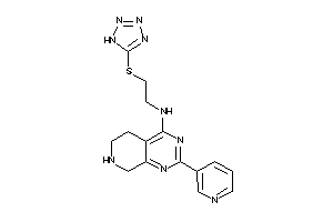 [2-(3-pyridyl)-5,6,7,8-tetrahydropyrido[3,4-d]pyrimidin-4-yl]-[2-(1H-tetrazol-5-ylthio)ethyl]amine