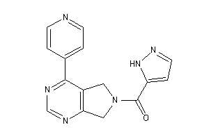 1H-pyrazol-5-yl-[4-(4-pyridyl)-5,7-dihydropyrrolo[3,4-d]pyrimidin-6-yl]methanone