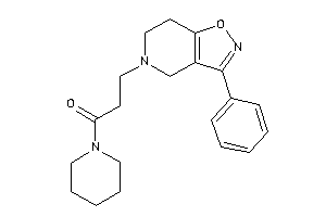 3-(3-phenyl-6,7-dihydro-4H-isoxazolo[4,5-c]pyridin-5-yl)-1-piperidino-propan-1-one