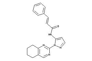 3-phenyl-N-[2-(5,6,7,8-tetrahydroquinazolin-2-yl)pyrazol-3-yl]acrylamide