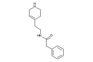 2-phenyl-N-[2-(1,2,3,6-tetrahydropyridin-4-yl)ethyl]acetamide