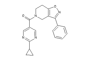 (2-cyclopropylpyrimidin-5-yl)-(3-phenyl-6,7-dihydro-4H-isoxazolo[4,5-c]pyridin-5-yl)methanone