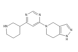 5-[6-(3-piperidyl)pyrimidin-4-yl]-1,4,6,7-tetrahydropyrazolo[4,3-c]pyridine