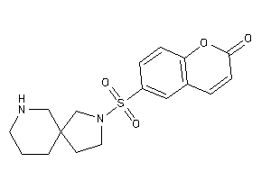 6-(3,7-diazaspiro[4.5]decan-3-ylsulfonyl)coumarin