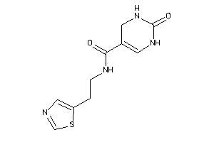 Image of 2-keto-N-(2-thiazol-5-ylethyl)-3,4-dihydro-1H-pyrimidine-5-carboxamide
