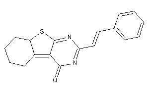 Image of 2-styryl-6,7,8,8a-tetrahydro-5H-benzothiopheno[2,3-d]pyrimidin-4-one