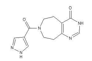7-(1H-pyrazole-4-carbonyl)-5,6,8,9-tetrahydro-3H-pyrimido[4,5-d]azepin-4-one