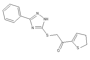 1-(2,3-dihydrothiophen-5-yl)-2-[(3-phenyl-1H-1,2,4-triazol-5-yl)thio]ethanone