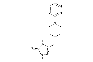 3-[(1-pyridazin-3-yl-4-piperidyl)methyl]-1,4-dihydro-1,2,4-triazol-5-one