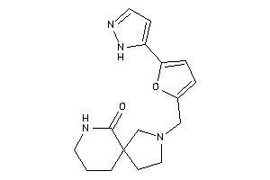 2-[[5-(1H-pyrazol-5-yl)-2-furyl]methyl]-2,9-diazaspiro[4.5]decan-10-one