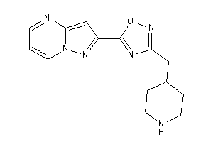 3-(4-piperidylmethyl)-5-pyrazolo[1,5-a]pyrimidin-2-yl-1,2,4-oxadiazole