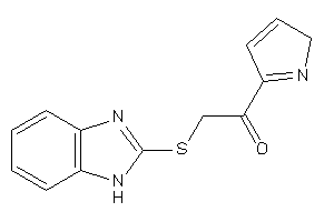 2-(1H-benzimidazol-2-ylthio)-1-(2H-pyrrol-5-yl)ethanone