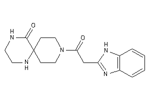 Image of 3-[2-(1H-benzimidazol-2-yl)acetyl]-3,8,11-triazaspiro[5.5]undecan-7-one