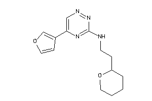 [5-(3-furyl)-1,2,4-triazin-3-yl]-(2-tetrahydropyran-2-ylethyl)amine