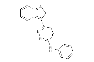 Image of [5-(2H-indol-3-yl)-6H-1,3,4-thiadiazin-2-yl]-phenyl-amine