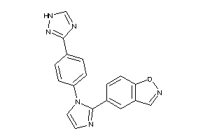 5-[1-[4-(1H-1,2,4-triazol-3-yl)phenyl]imidazol-2-yl]indoxazene